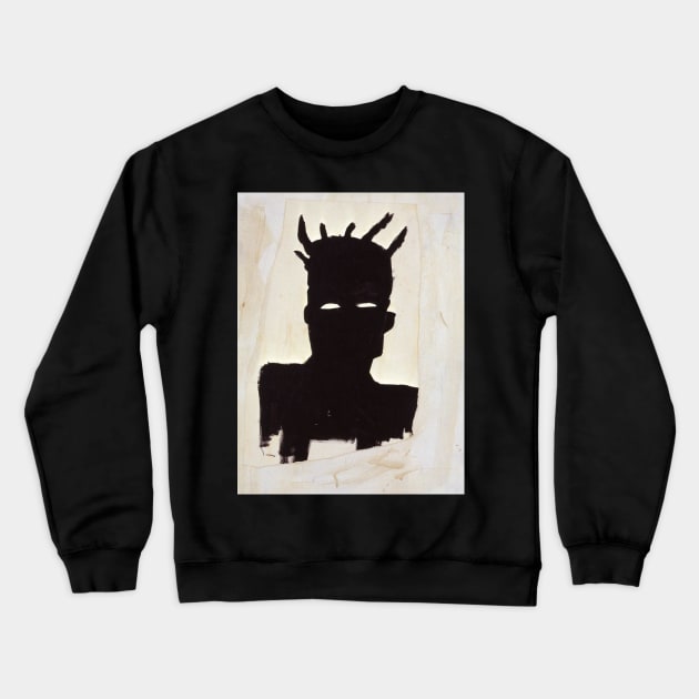 BASQUIAT SELF PORTRAIT Crewneck Sweatshirt by ALAN VEL